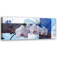 KUNSTDRUCK Blau 90/30 cm - Blau, Textil (90/30cm) - KUNSTLOFT