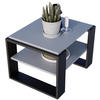 COUCHTISCH Kaja63 63/42/53,8 - Dunkelgrau/Schwarz, Holzwerkstoff (54/63/42cm) - RAUMHIRSCH FURNITURE