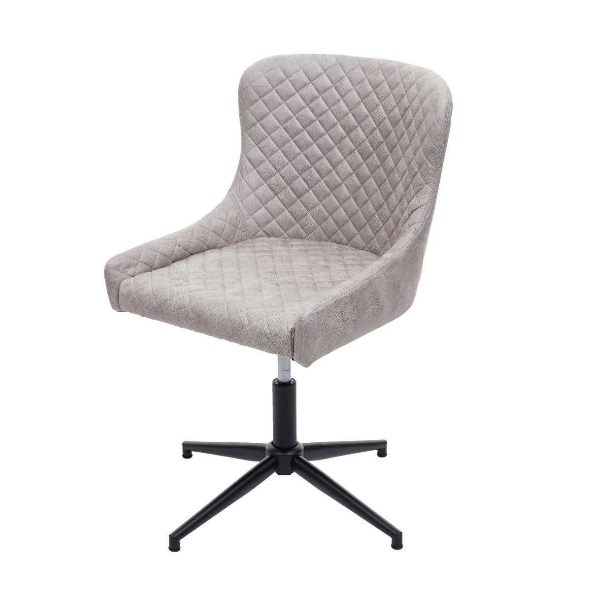 BÜROSTUHL Hellgrau - Hellgrau, Textil (52/90/58cm) - MCW