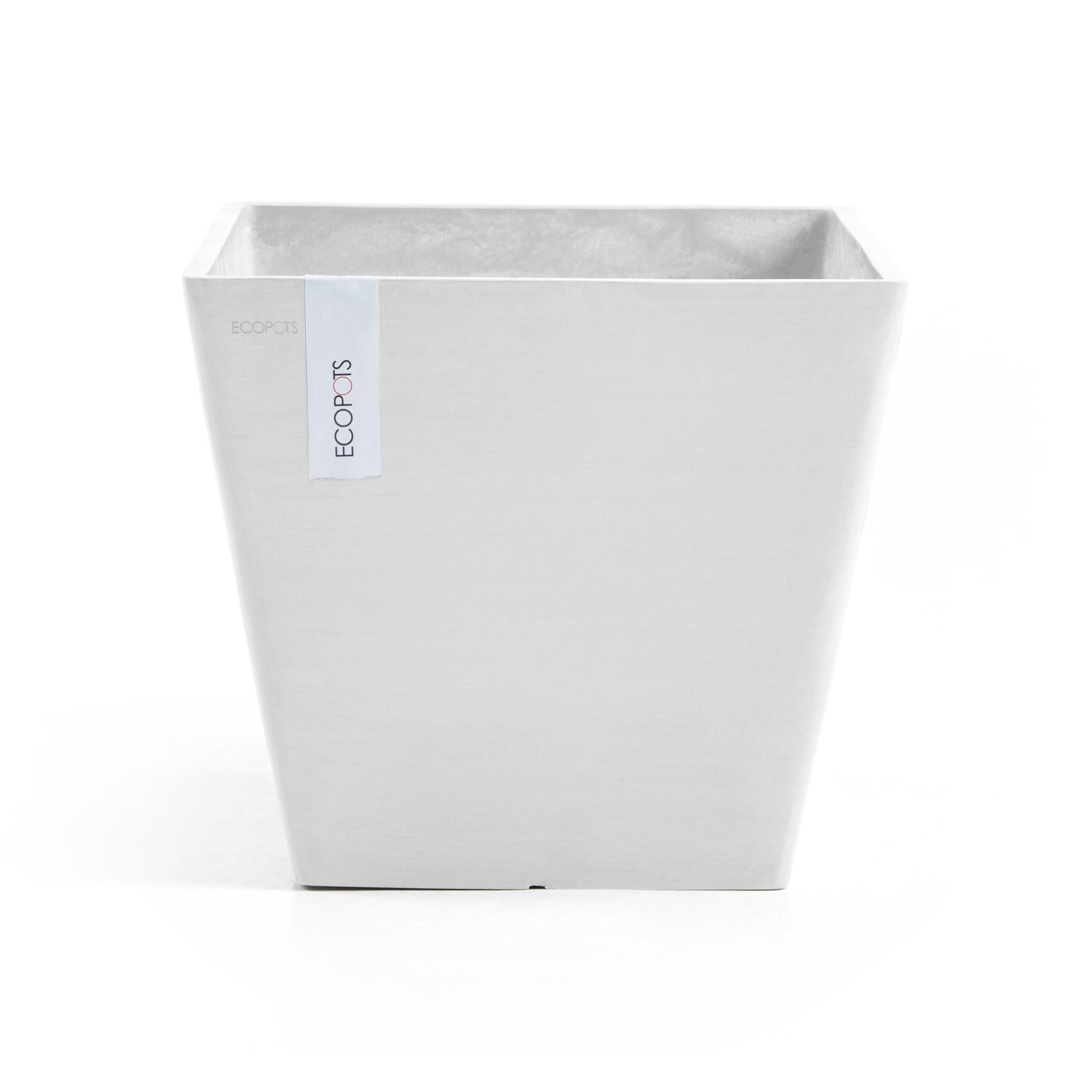 Ecopots Blumentopf Weiß 26.4 cm