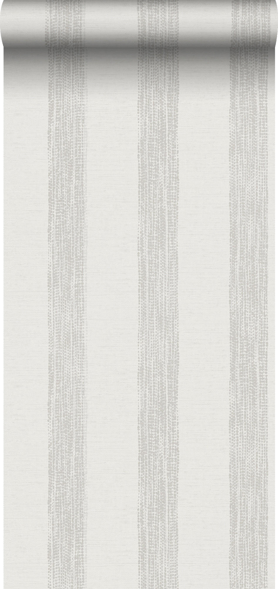 TAPETE gemalte Streifen 53 cm x 10,05 m - Grau, Papier (53/1000cm) - Sanders & Sanders