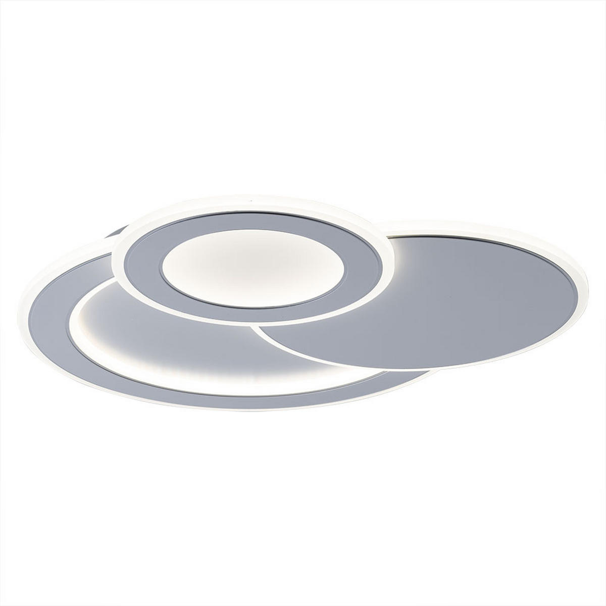 LED DECKENLEUCHTE Weiß Modern - Weiß, Metall (49/47/8cm) - Wofi