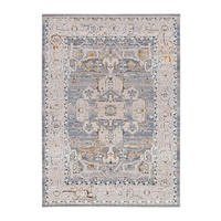 KURZFLORTEPPICH Beige / Blau Berta 77/150 cm - Blau, Textil (77/150cm) - Atticgo