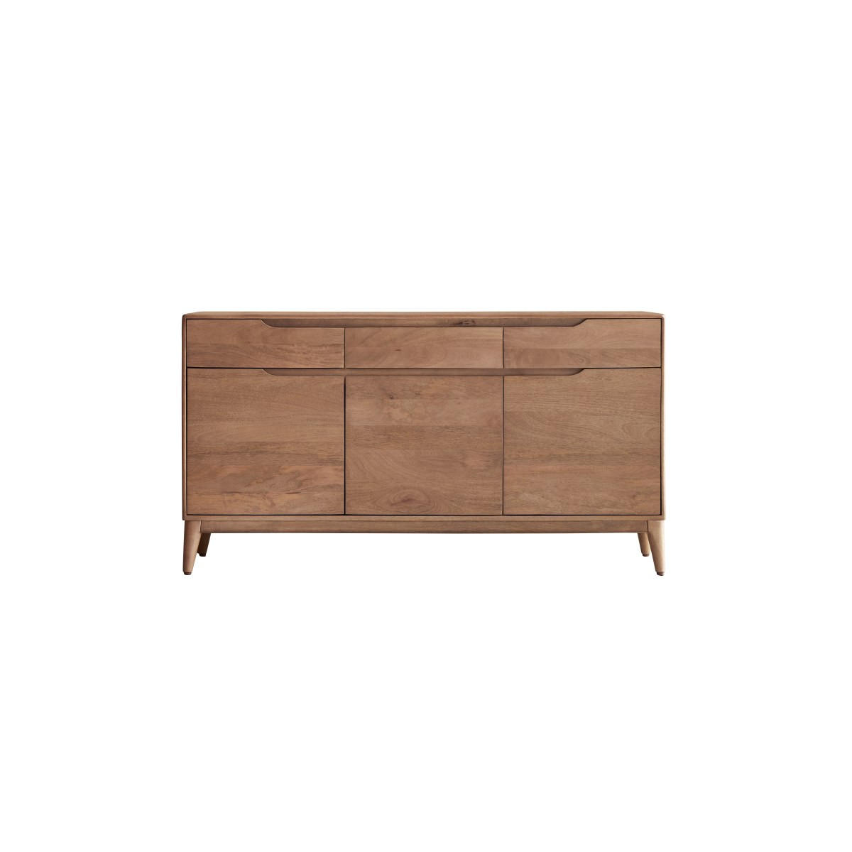 SIDEBOARD Gabrielle Braun aus Mango - Braun, Holz (150/81/40cm) - Tikamoon