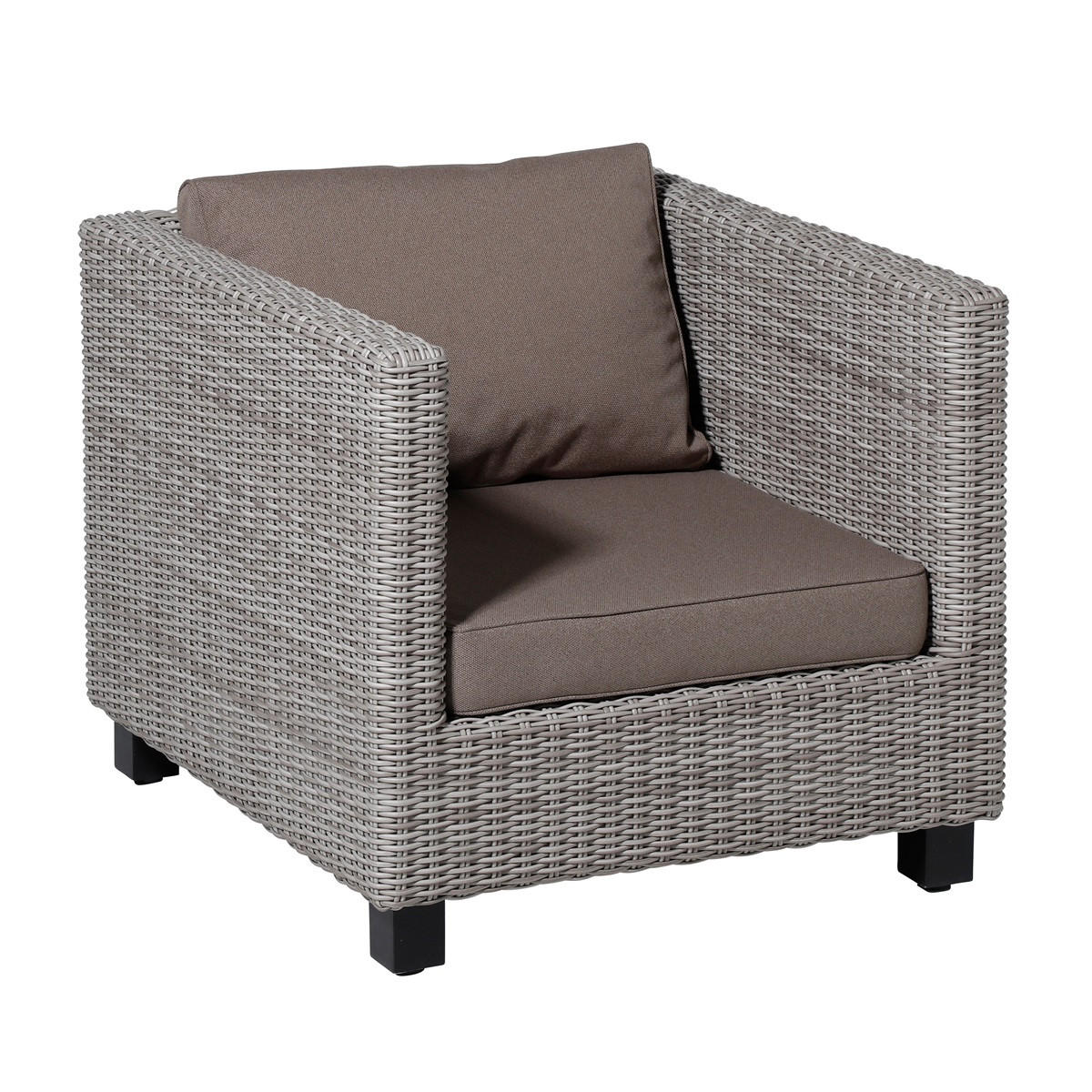 SITZKISSEN Manchester 60/60 cm 2er-Set - Taupe, Textil (60/8/60cm) - Madison