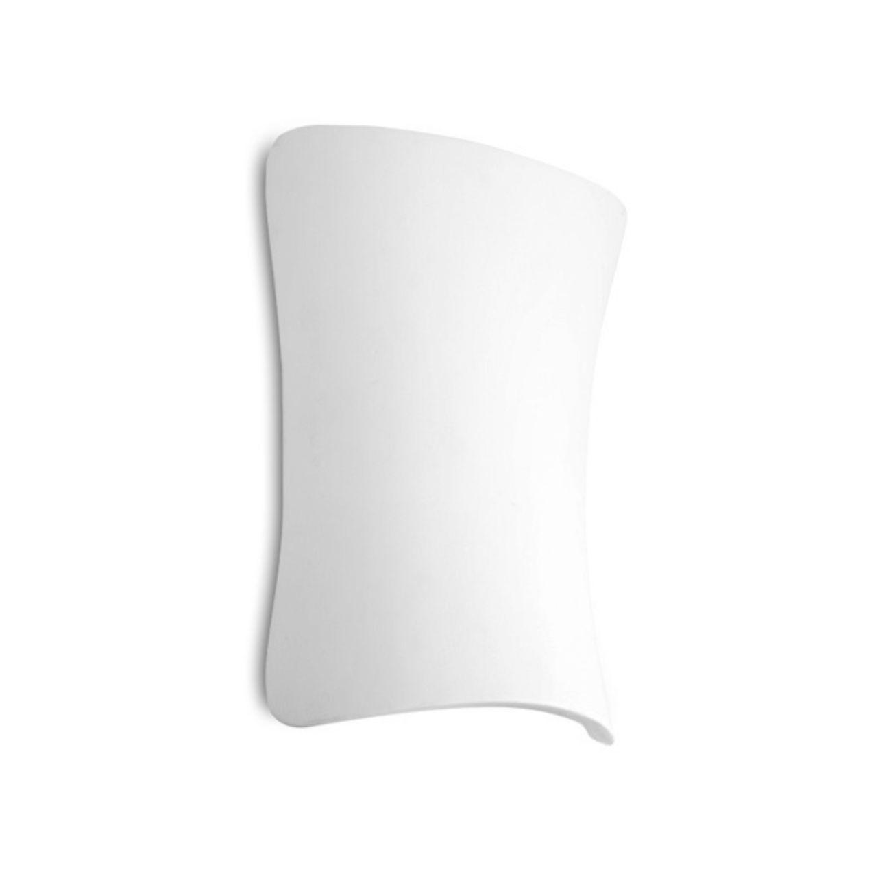 WANDLEUCHTE Zoriel, Weiß, 28.5cm - Weiß, Naturmaterialien (8/28.5/21.5cm) - KOSILUM