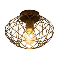 DECKENLEUCHTE Ladner 25/25/17.5cm - Schwarz, Metall (25/25/17.5cm) - Nettlife