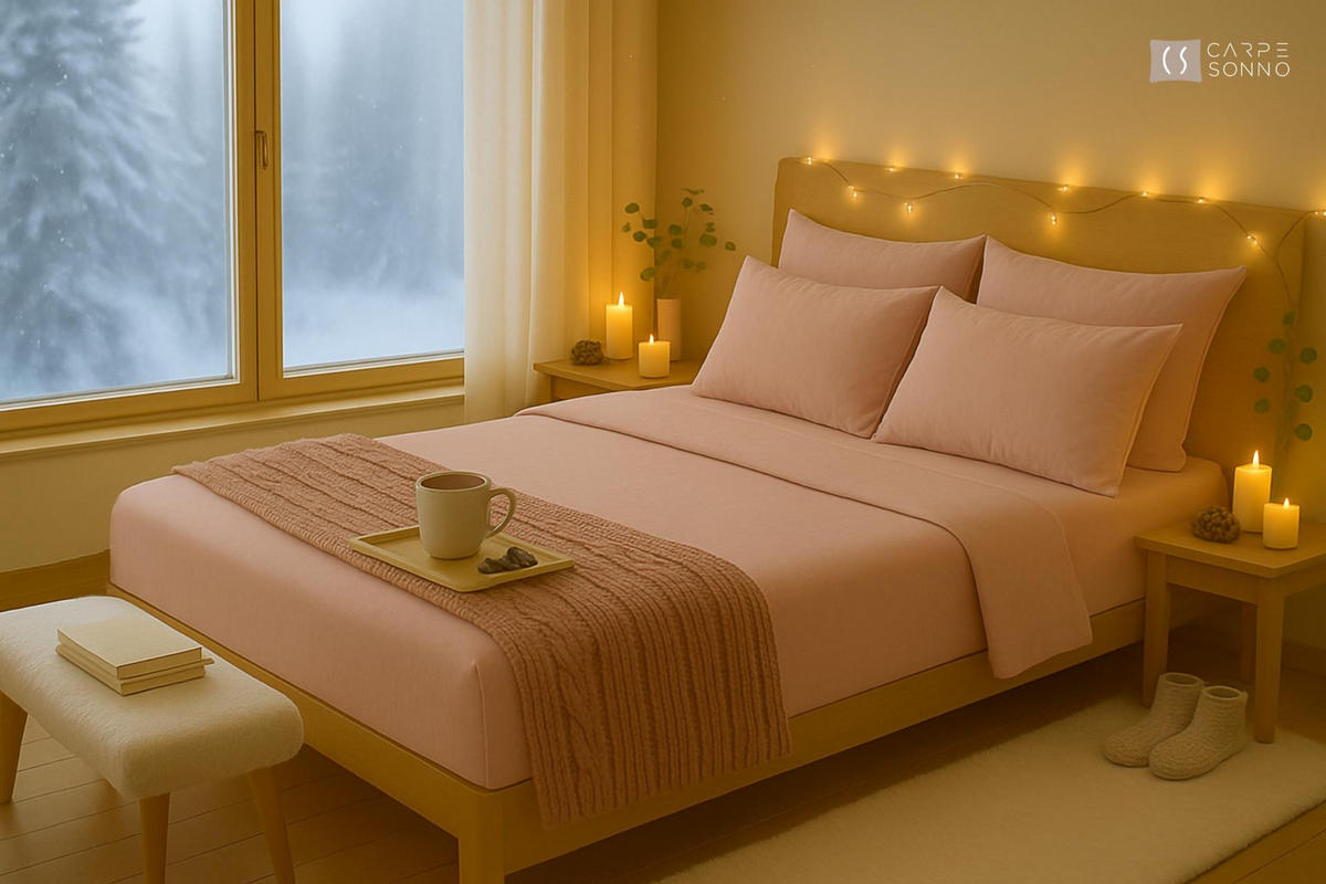 BIBER-SPANNBETTLAKEN 200x200 Warme Winter Flanell Bettlaken aus 100% Baumwolle, Spannbetttuch Laken Uni Rosa - Made in Germany - Altrosa, Textil (200/200cm) - Carpe Sonno