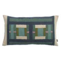 BEDRUCKTES KISSEN Taho graugrün 30 x 50 cm - Grün, Textil (30/50cm) - Vivaraise