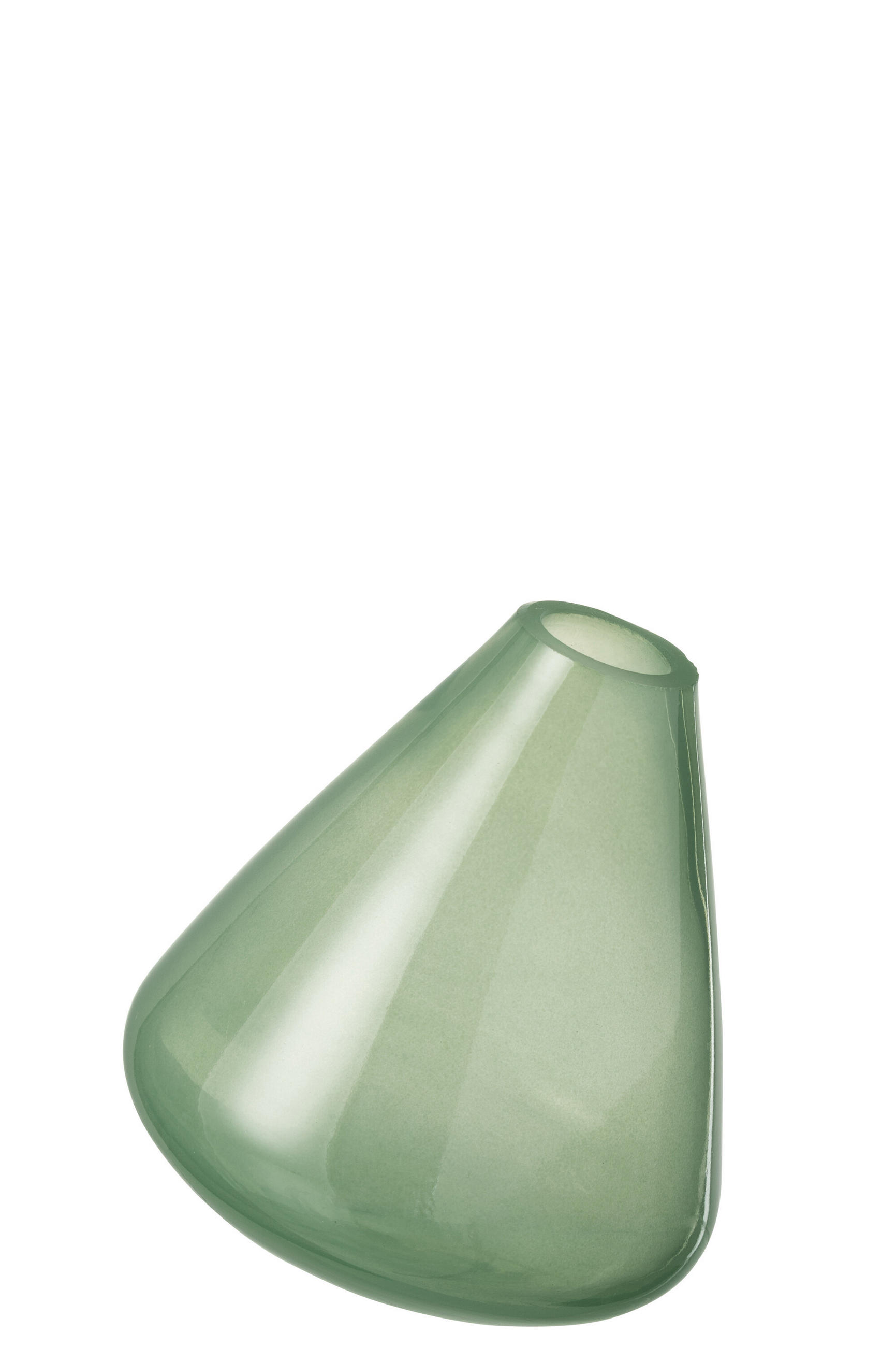 VASE TOPAZ - Glas - Grün - Ø 11.5 cm - Grün, Glas (13.5cm) - J-Line