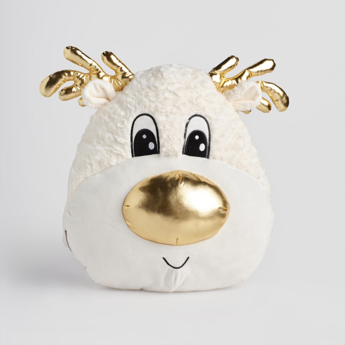 KUSCHELTIER Weihnachten Rini, 38x34x19cm - Weiß, Textil (19/38.5/34.5cm) - home&you