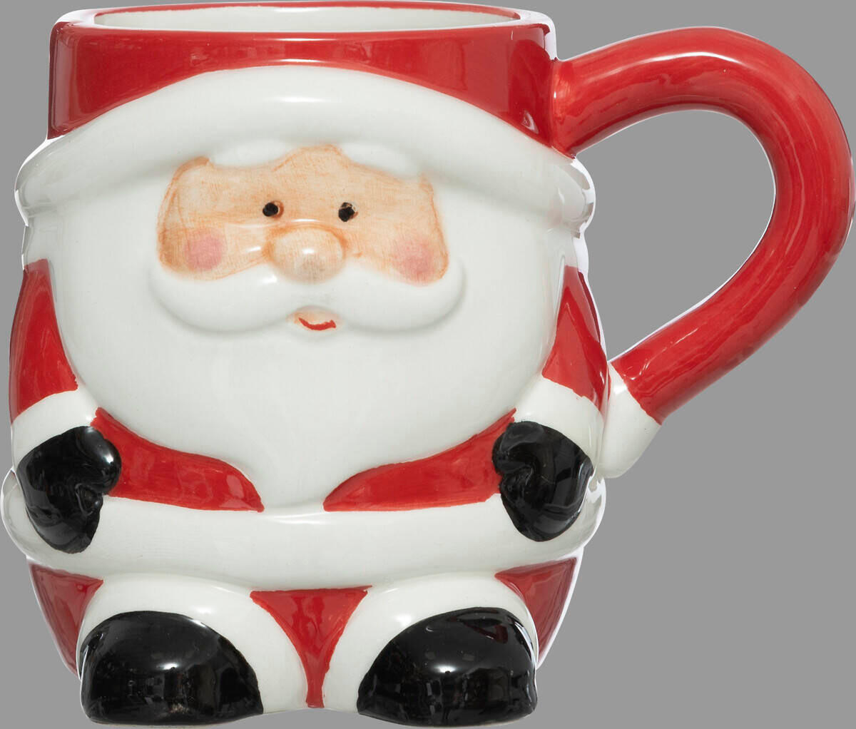 WEIHNACHTSTASSE Tee 300 ml - Rot, Keramik (8/11/9.3cm) - Atmosphera Createur d´interieur