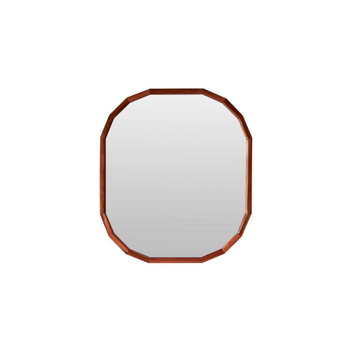 SPIEGEL Jade Braun aus Palisander - Braun, Holz (70/80/3cm) - Tikamoon