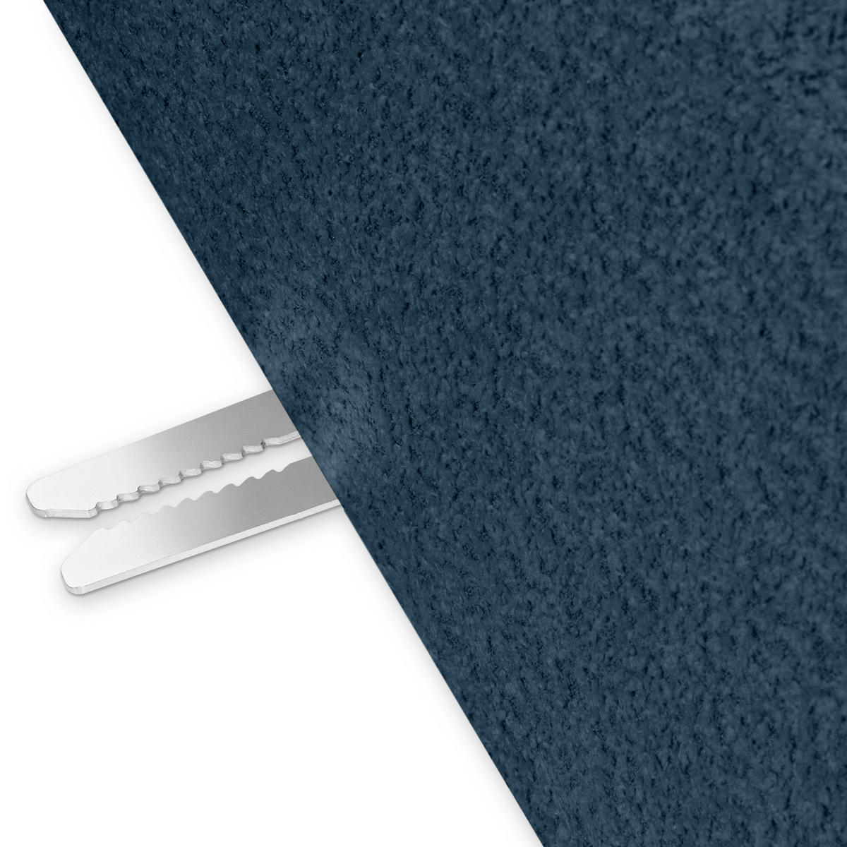 ECKSOFA RECHTS BUFFO, Marineblau - Dunkelblau, Holz/Holzwerkstoff (225/176cm) - KONSIMO®