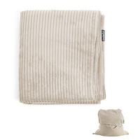 SITZSACK BEZUG Das Kuschel-Cover - Beige, Textil (130/20/170cm) - Mokebo