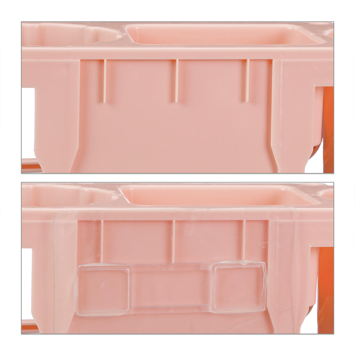 FÖHN-HALTERUNG - Rosa, Kunststoff (30/9/10.5cm) - Relaxdays