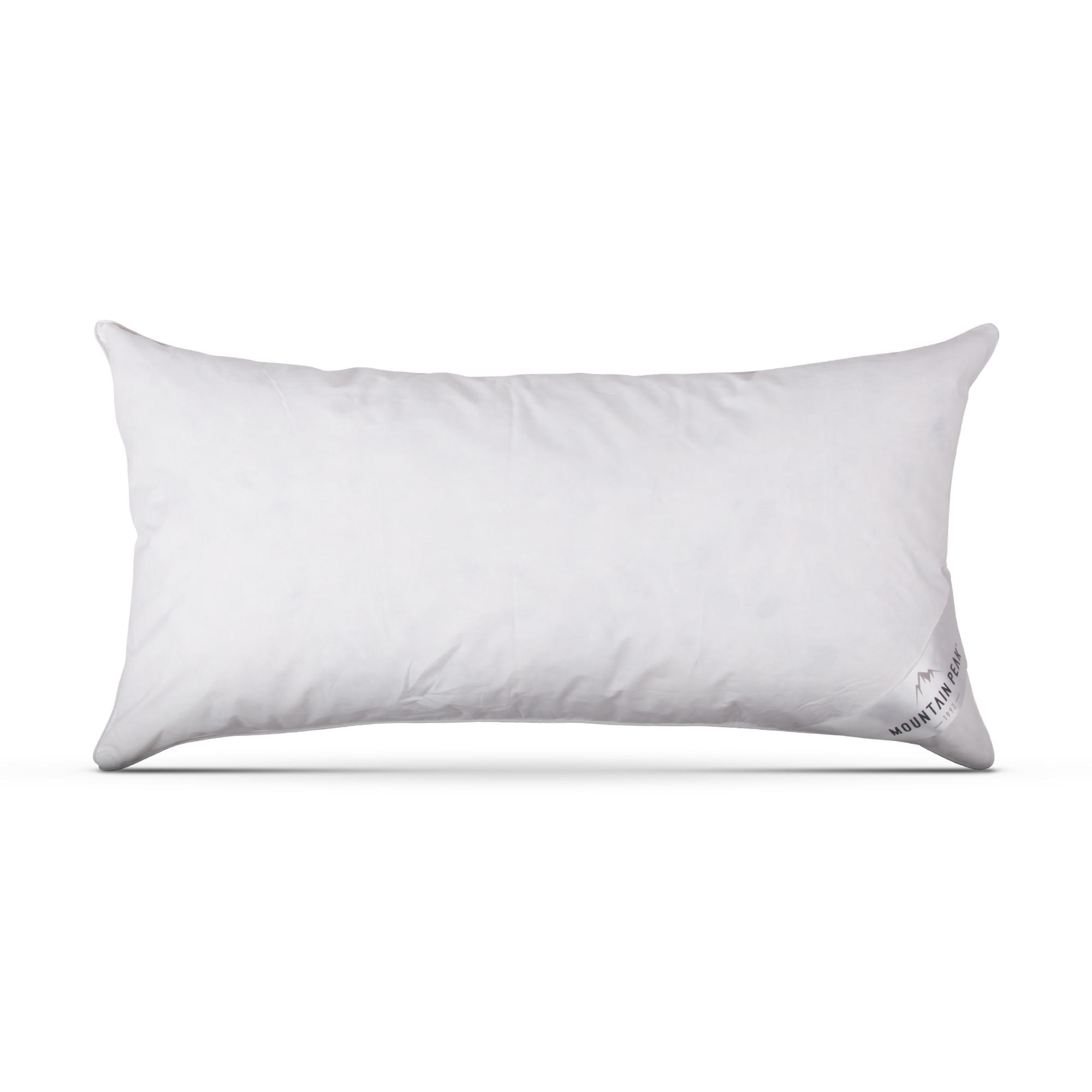 KOPFKISSEN Mountain Peak 40 x 80cm - Weiß, Textil (80/40cm) - Bestlivings
