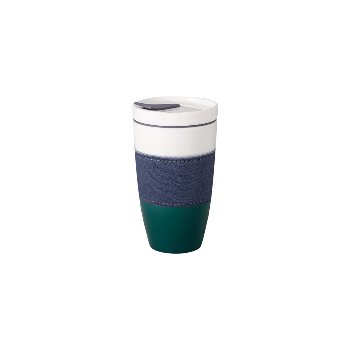 KAFFEEBECHER M Coffee To Go Green 350 ml - Grün, Keramik (0.35L) - like.Villeroy & Boch