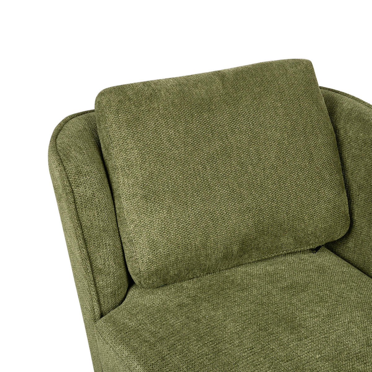 ČALOUNĚNÉ LEHÁTKO CHAISE LONGUE LEVOSTRANNÉ Látka Tmavě zelené Artheze - černá/tmavě zelená, textil (148/70/64cm) - Beliani