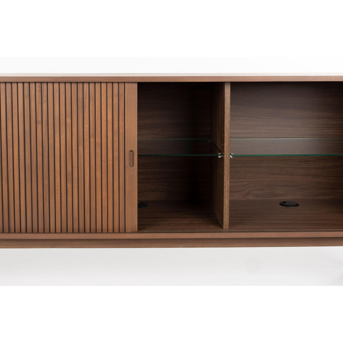 SIDEBOARD Barbier 180 Walnuss Braun - Braun, Holzwerkstoff (180/74.6/40cm) - Zuiver