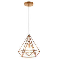 HÄNGELEUCHTE Diamond - Messingfarben, Metall (37/37/200cm) - lux.pro