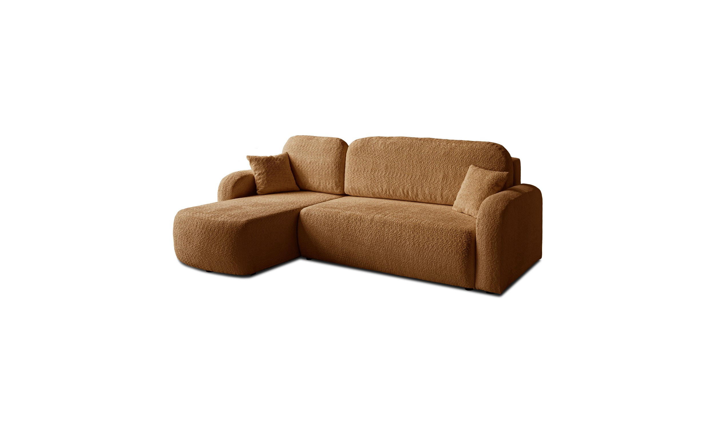 Lookway Ecksofa Cognac 235x155 cm