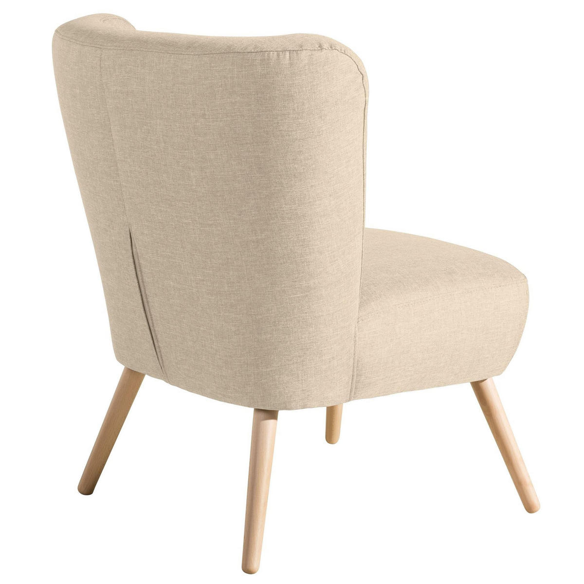 SESSEL Kassi Bezug Flachgewebe Buche natur / beige - Weiß, Kunststoff (69/80/68cm) - 58aufmkessel