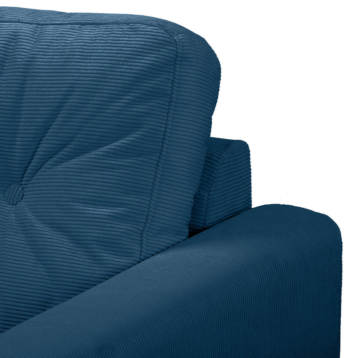SESSEL - Blau/Honig, Holz/Textil (80/90/87cm) - home24