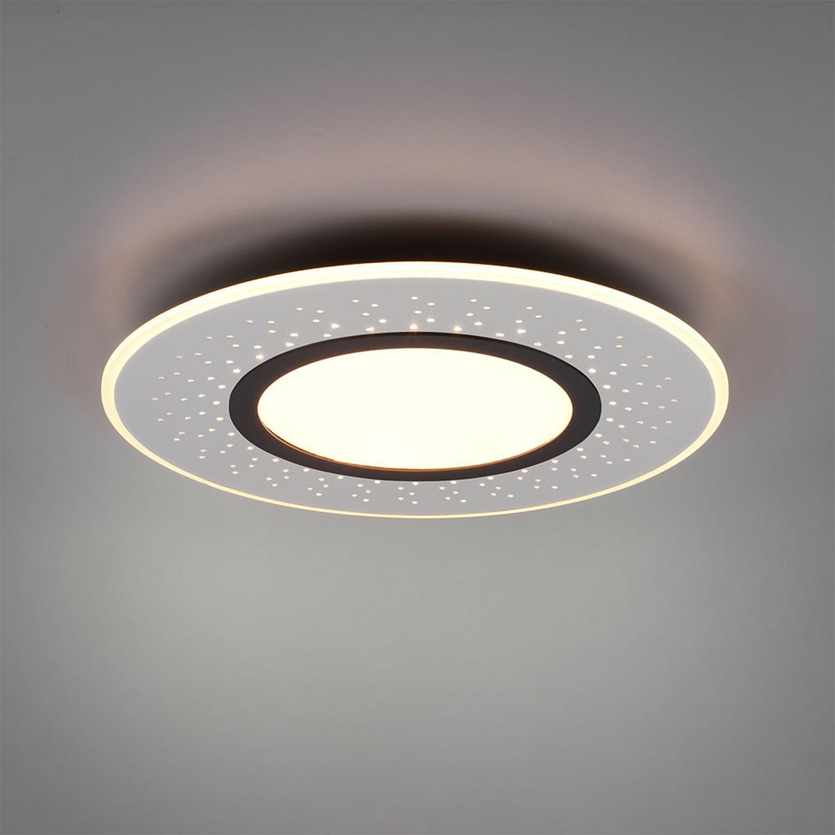 LED DECKENLEUCHTE Versus Silber Nickel-matt - Silberfarben, Metall (49/49/5cm)