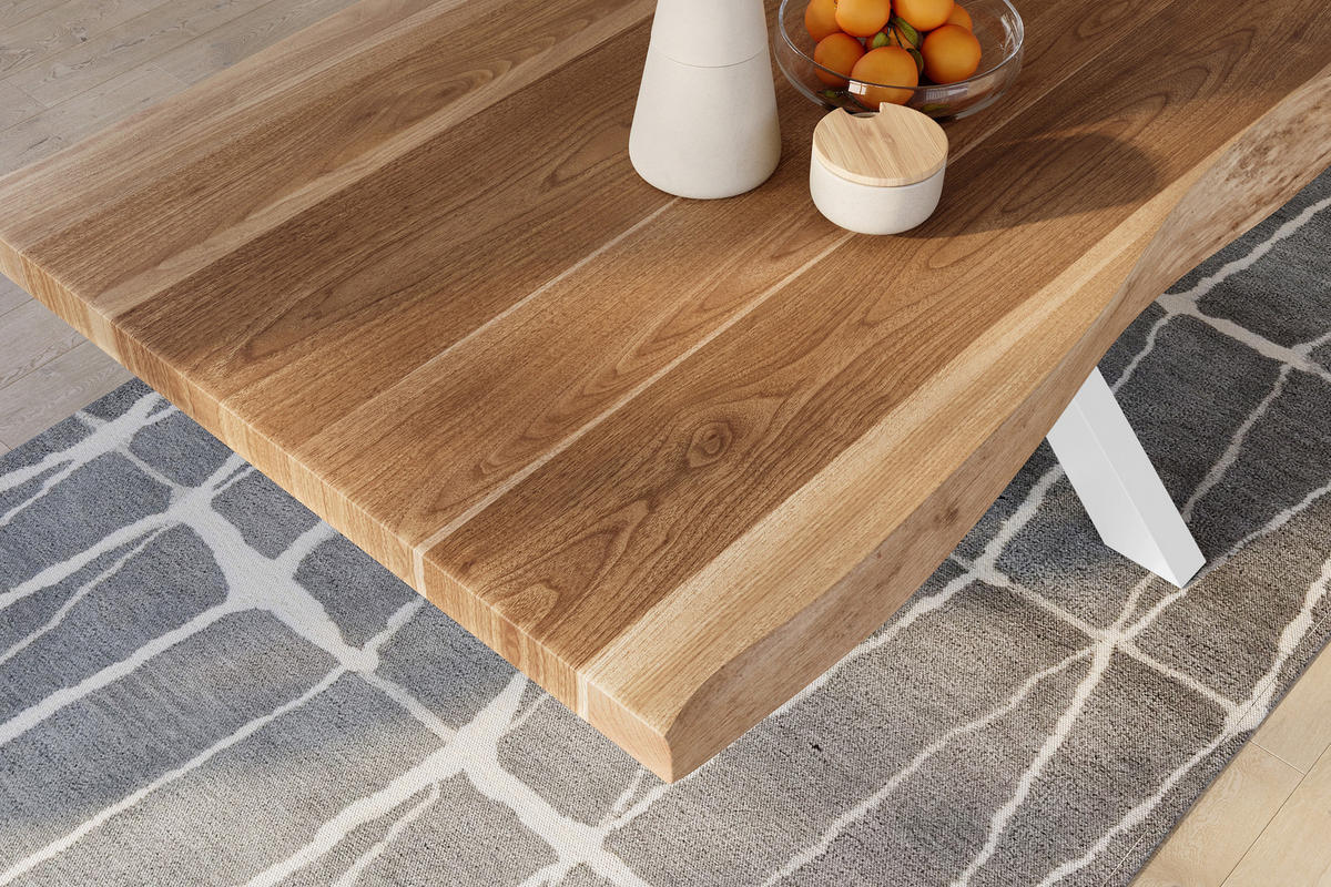 ESSTISCH TITAN - Beige/Naturfarben, Holz (110/240/79cm) - SAM