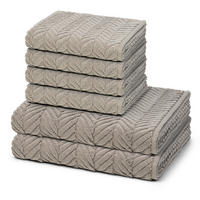 FROTTIERSET Sensual Skin Zopf 6-teilig - Braun, Textil (50/100cm) - Ross