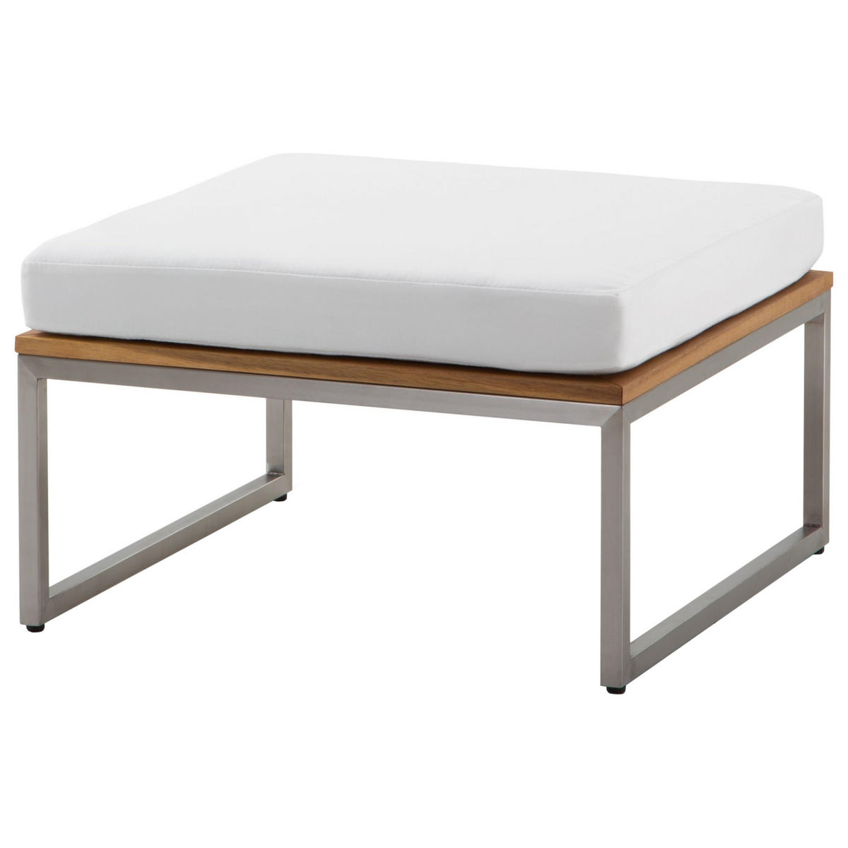 LOUNGE-SET 4-sitzer Akazienholz Hellbraun Bermuda - Hellbraun, Holz - Beliani
