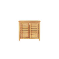 WASCHTISCHUNTERSCHRANK Rose Natur aus Teak - Naturfarben, Holz (90/80/45cm) - Tikamoon