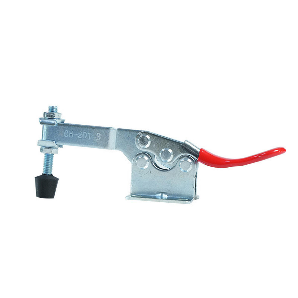 SCHRAUBZWINGEN – 4-teiliges Set – 90 kg Spannkraft – Geeignet für Holzbearbeitung und Elektronikmontage - Silberfarben, Metall (14.2/5.3/1cm) - DCA