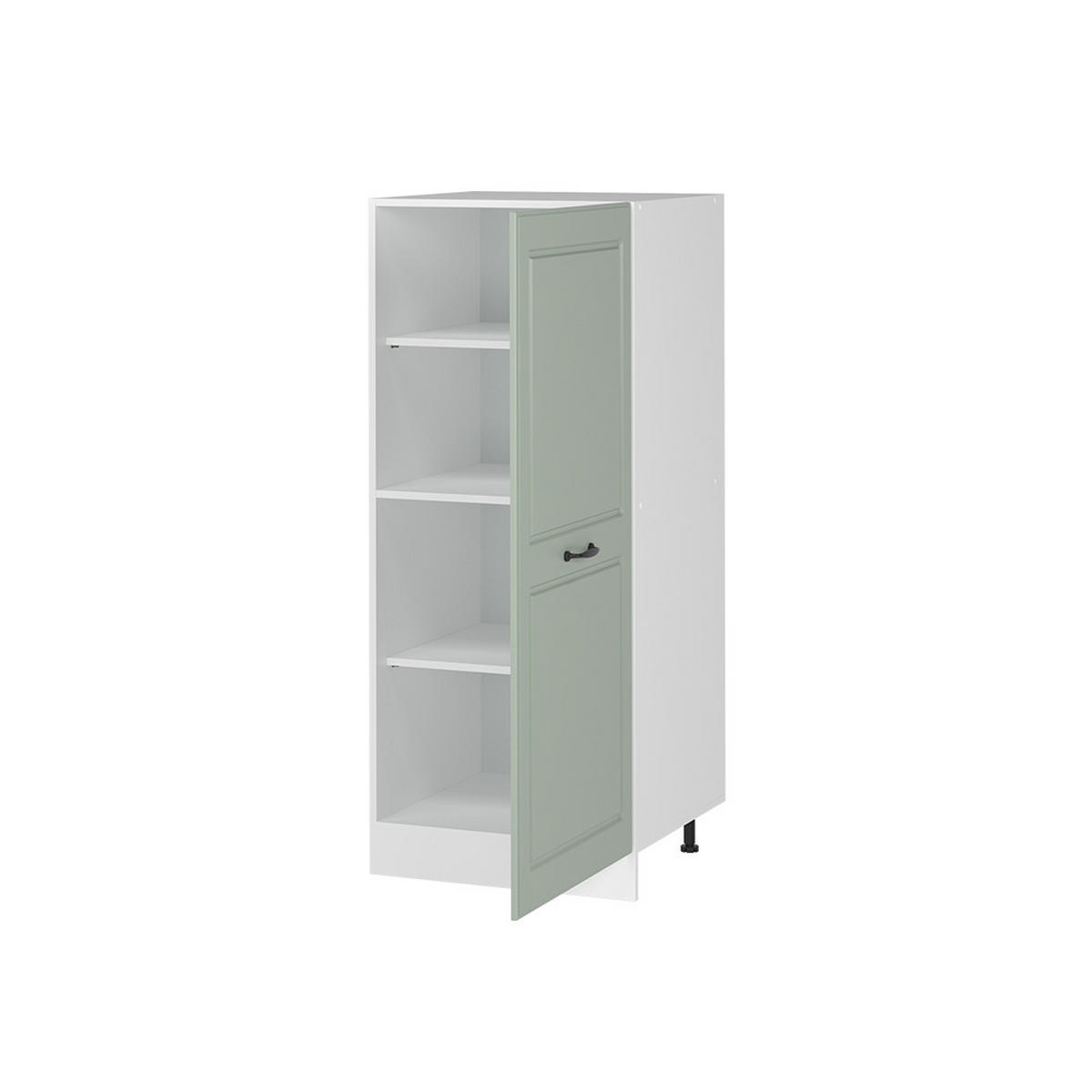 VYSOKÁ SKRIŇA R-Line, Mint vidiecky dom/biely, 60 cm - biela/mätovozelená, kompozitné drevo (60/143/57cm) - Vicco