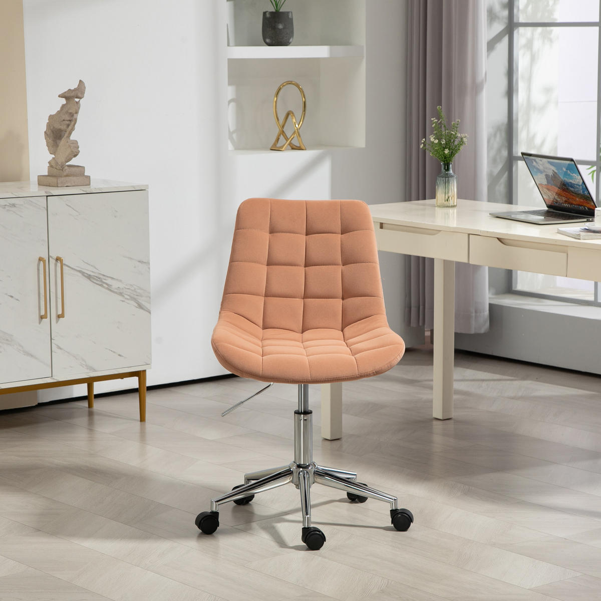 SCHREIBTISCHSTUHL MICKY Orange - Orange, Textil (50/92/54cm) - SVITA