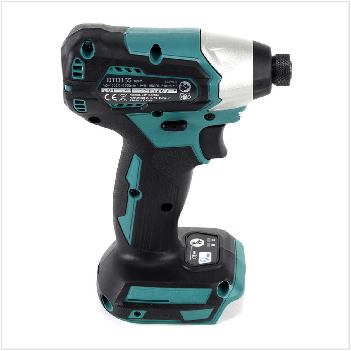 MAKITA DTD 155 Z Akku Schlagschrauber 18V 140Nm Brushless Solo - ohne Akku, ohne Ladegerät - Multicolor, Kunststoff (210/79/90cm) - Makita