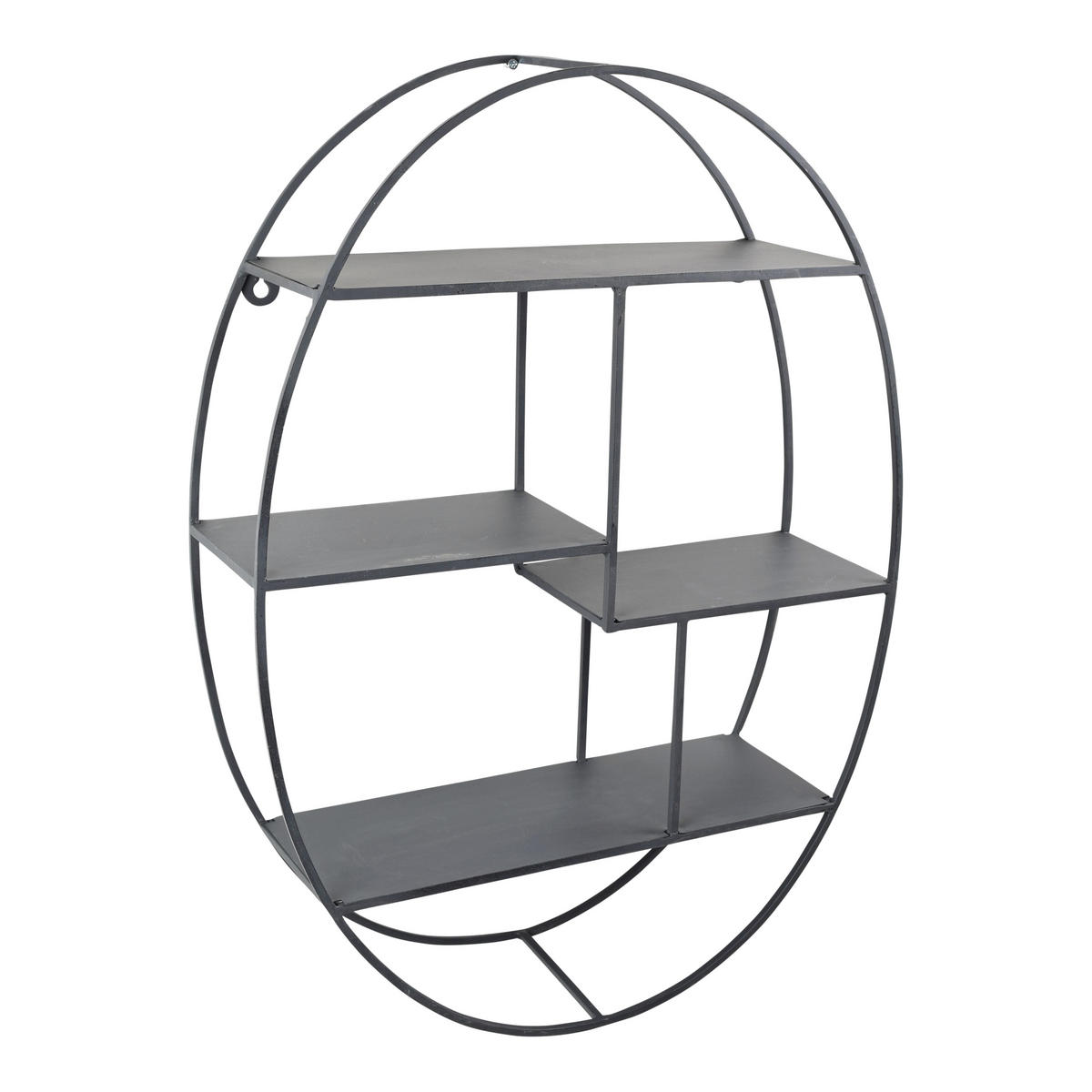 WANDREGAL Wally Schwarz - Schwarz, Metall (50/70/15cm) - LOFT42