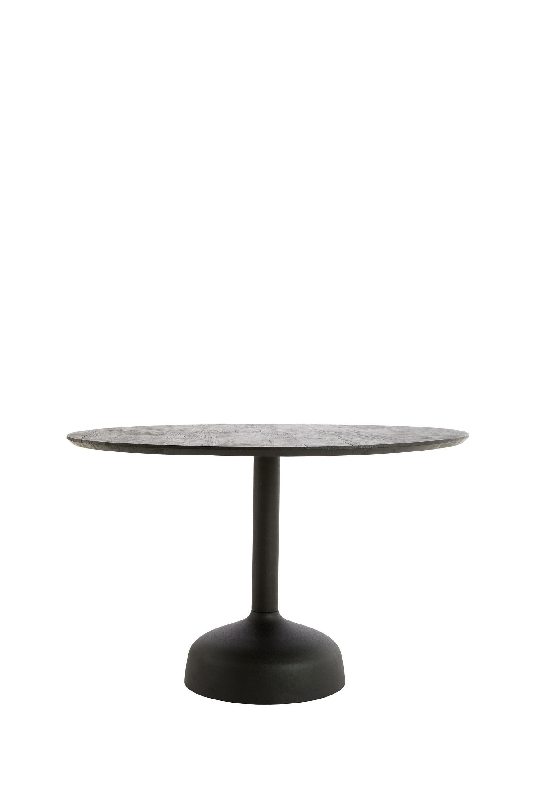 ESSTISCH Tunja Schwarz 120/120/76 cm - Schwarz, Metall (120/120/76cm) - Light & Living