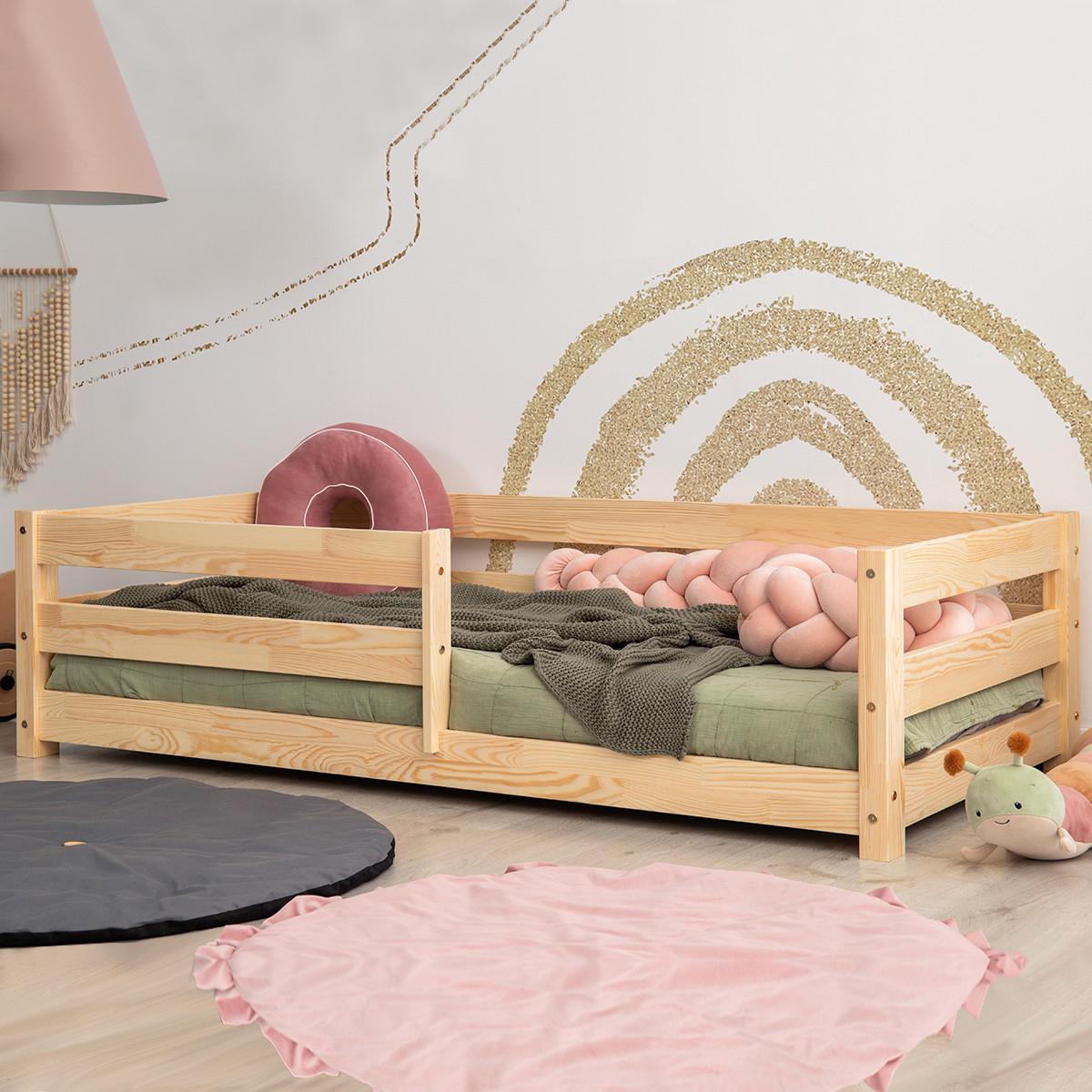 POSTEL 90/190 Diane Přírodní dřevo - hnědá, dřevo (90/190cm) - Petits-meubles