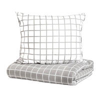 BETTWÄSCHE Reyes grau-weiß 140/200 cm - Grau, Textil (140/200cm) - Homla