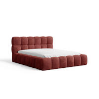 POLSTERBETT 19 - 140x200 cm – Arena – Bett mit Federmechanismus und Stauraum - Rot, Holz (140/200cm) - ROYAL24_MARKT