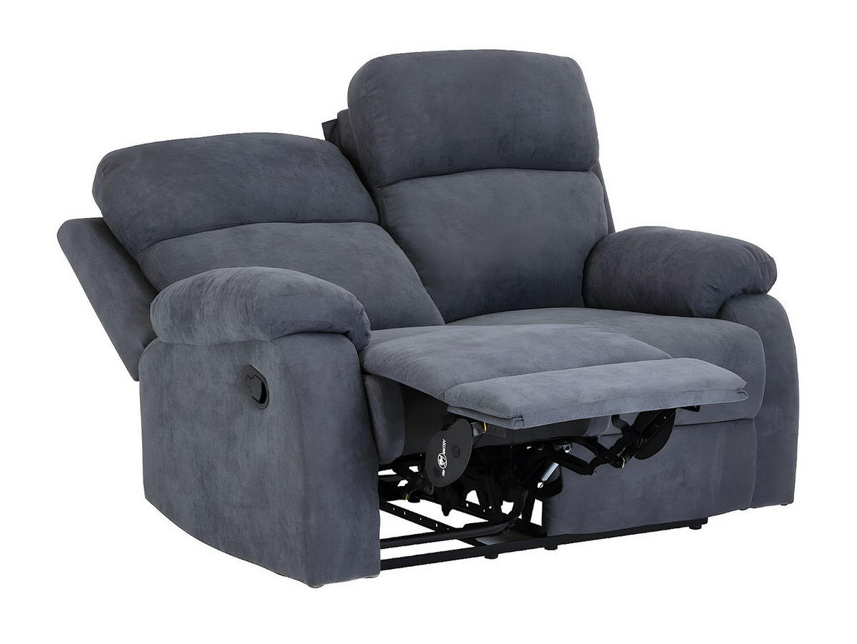 RELAXSOFA 2-Sitzer - Stoff - Anthrazit - TOLZANO - Anthrazit, Textil (146/100/96cm) - Vente-Unique