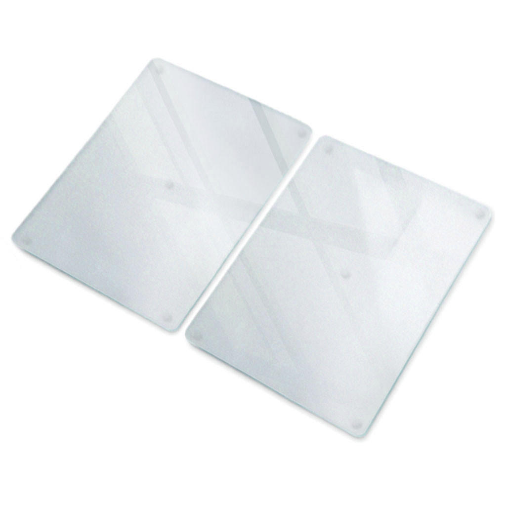 KÜCHENRÜCKWAND Glas 2x40x52 cm - Transparent, Glas (40/52/0.4cm) - Wallfluent