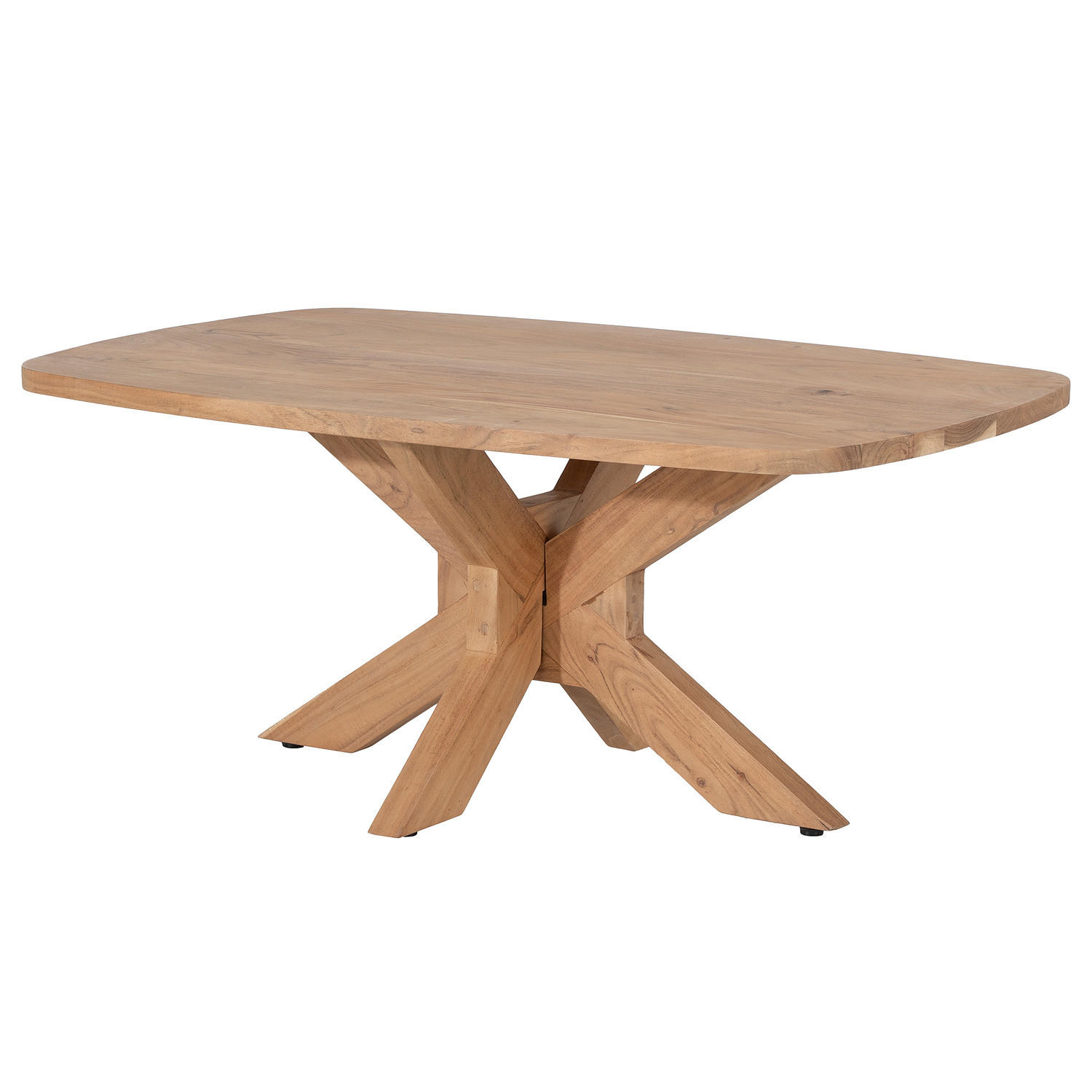 COUCHTISCH - Akazie massiv - 110 cm - Akaziefarben, Akazienholz/Holz (70/110/45cm) - home24