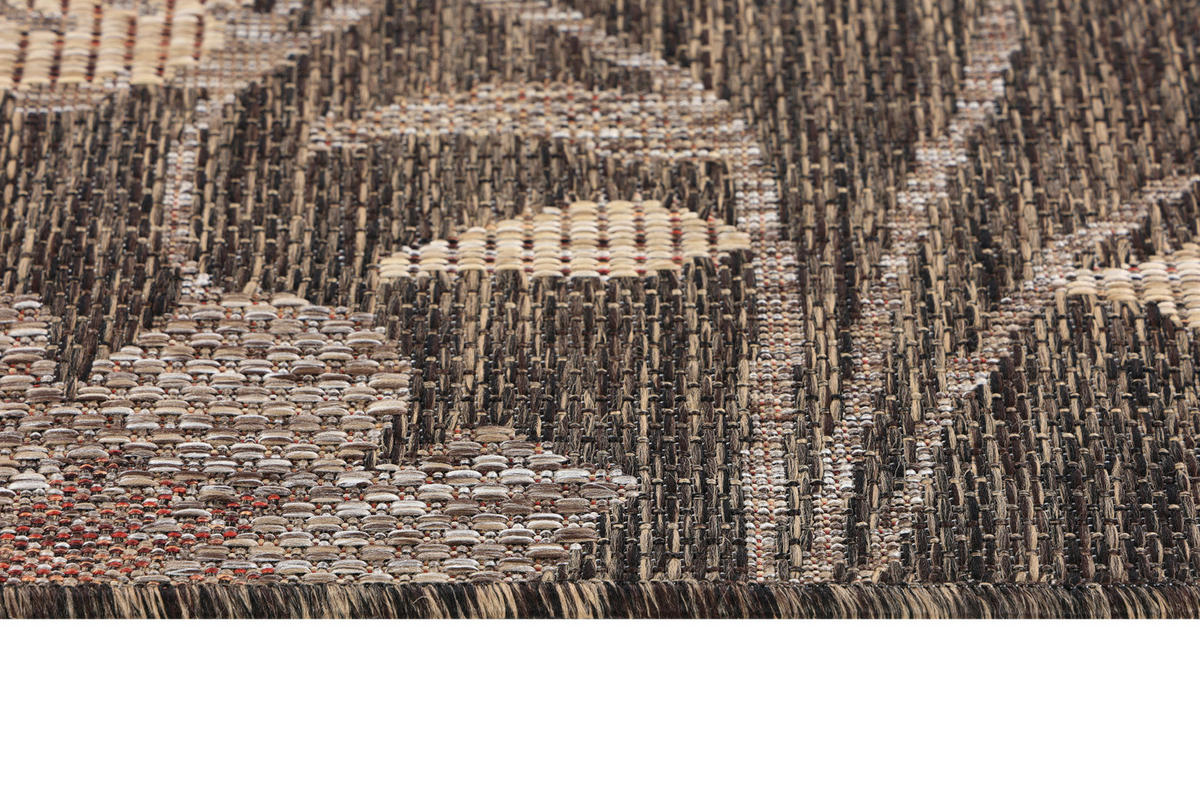 TEPPICH MELISSA DUNKELBRAUN 150/240 cm - Dunkelbraun, Textil (150/240cm) - Tapiso