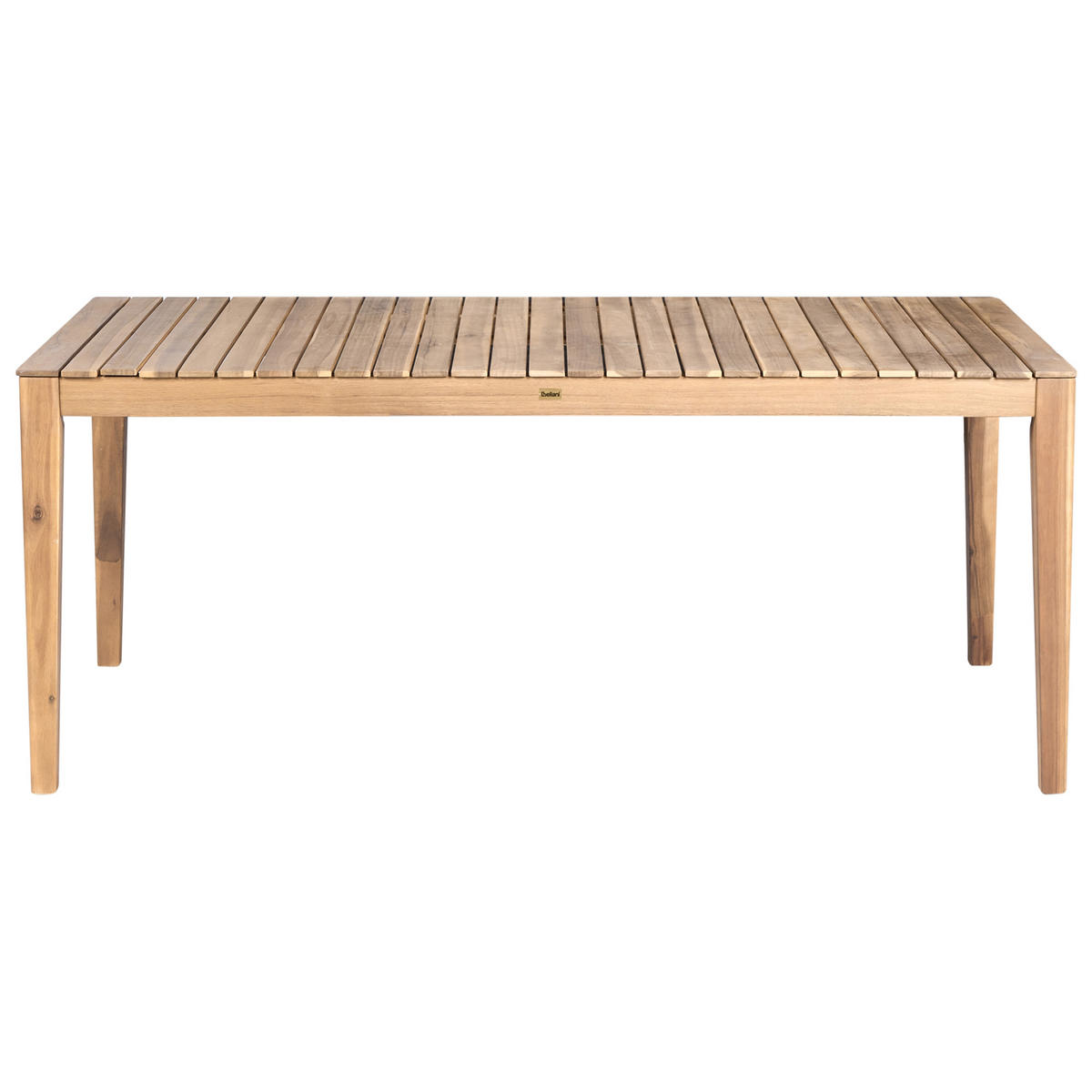 GARTENMÖBEL-SET mit Bänken 6-Sitzer Hellbraun zertifiziertes Akazienholz Chioggia - Hellbraun, Holz - Beliani