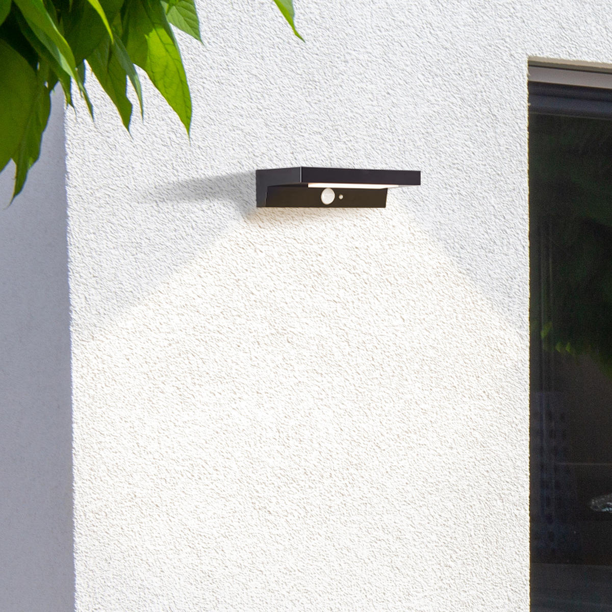 AUSSENWANDLEUCHTE Barker G40415/06 - Schwarz, Metall (20.5/5/10.5cm) - Brilliant