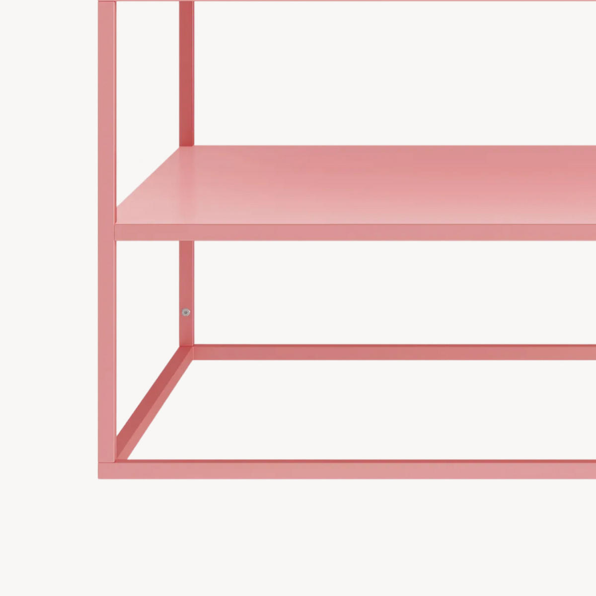 COUCHTISCH Solund 45/90/60 cm - Pink, Metall (60/90/45cm) - [en.casa]