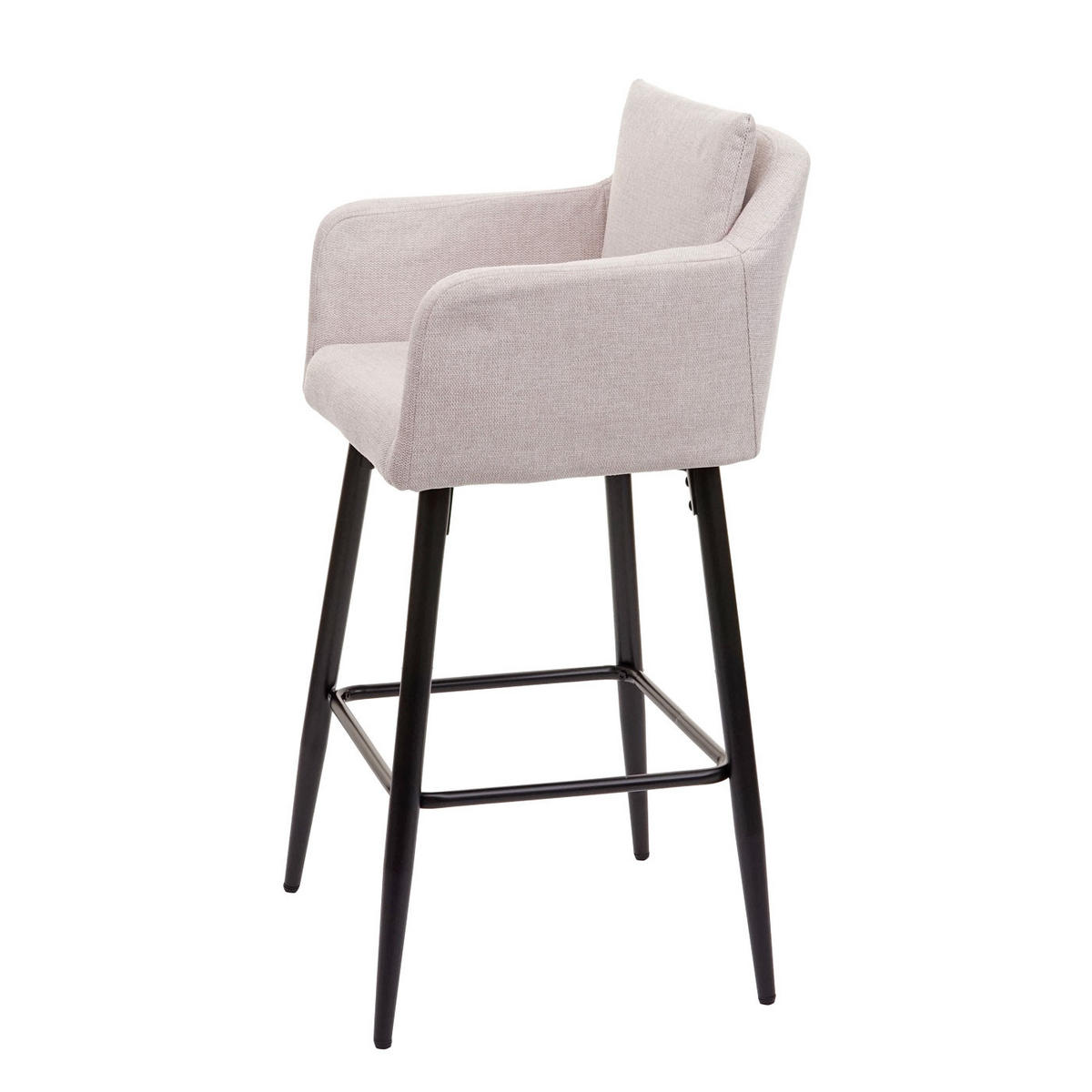 BARHOCKER Cremeweiß - Weiß, Textil (54/105/53cm) - Jamb
